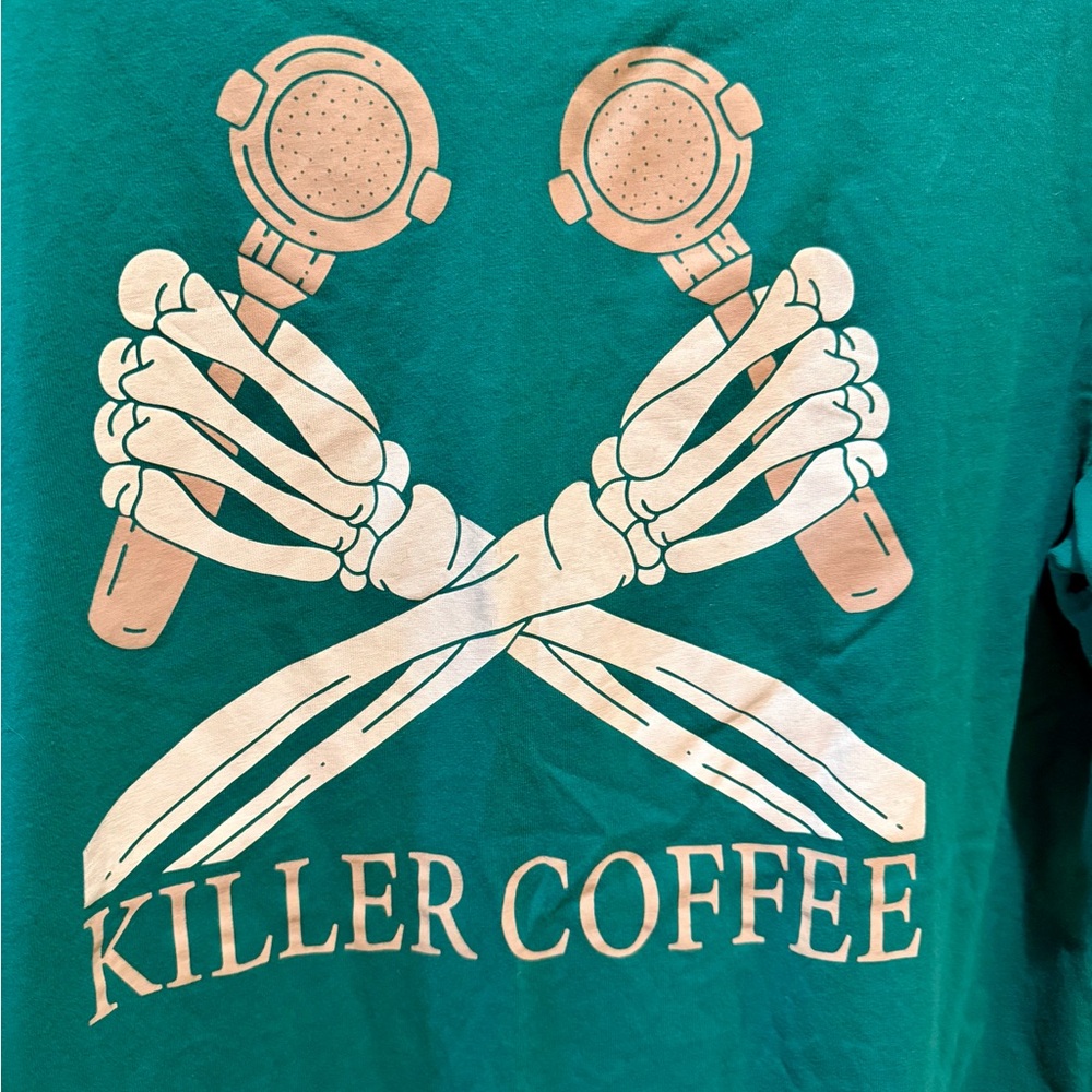 Teal Dutch Bros Long Sleeve Shirt